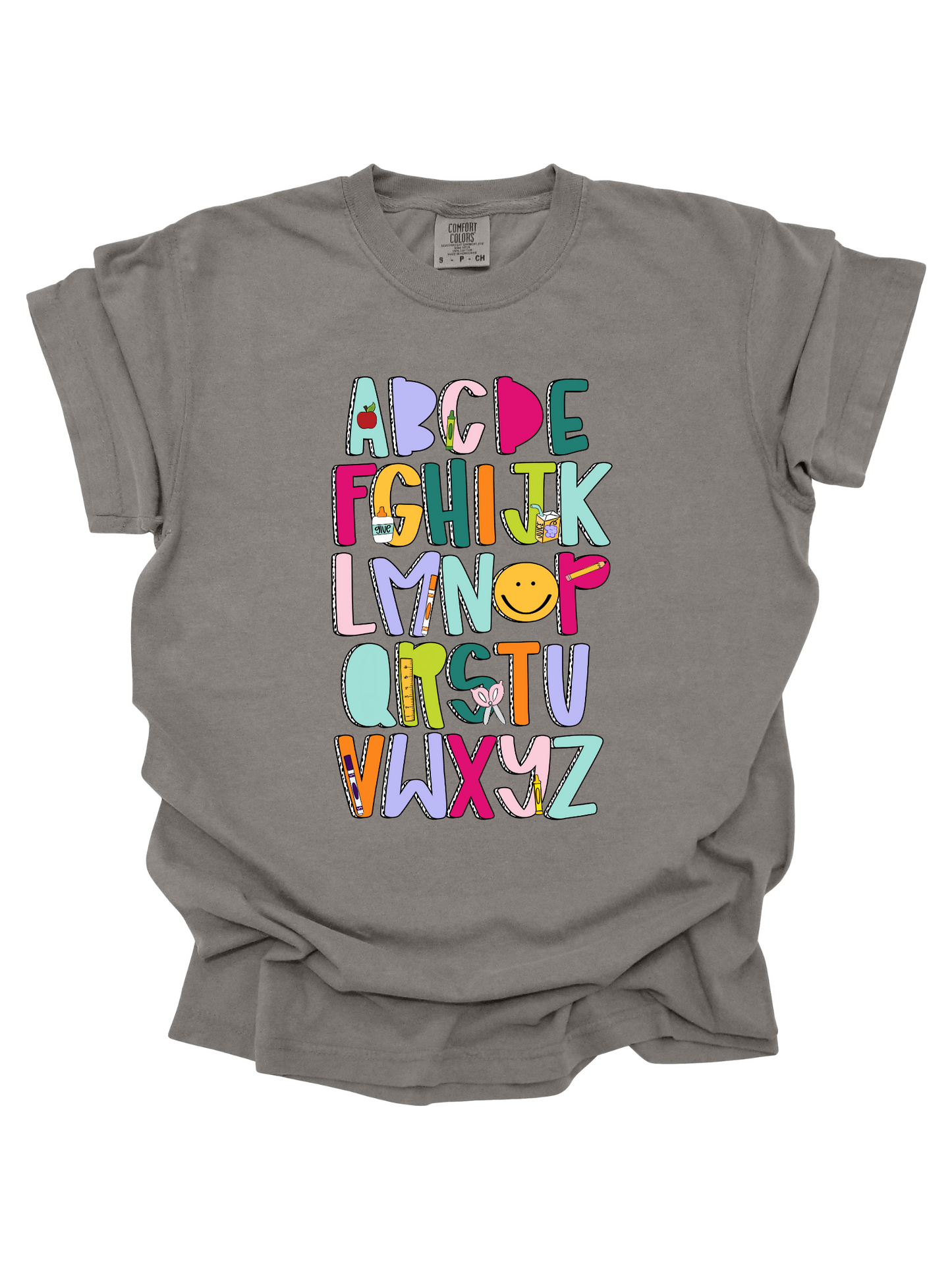 Teacher Alphabet Tee