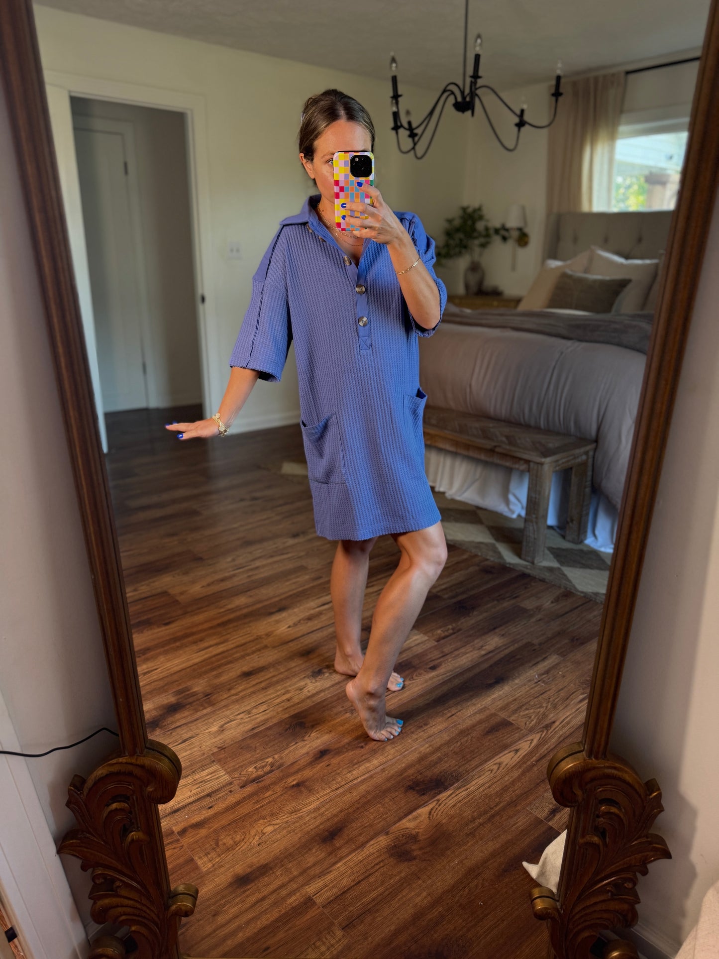 Knit Polo Dress