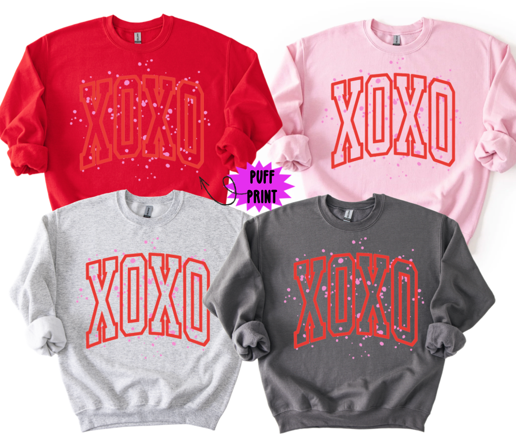 XOXO Splatter Sweatshirt