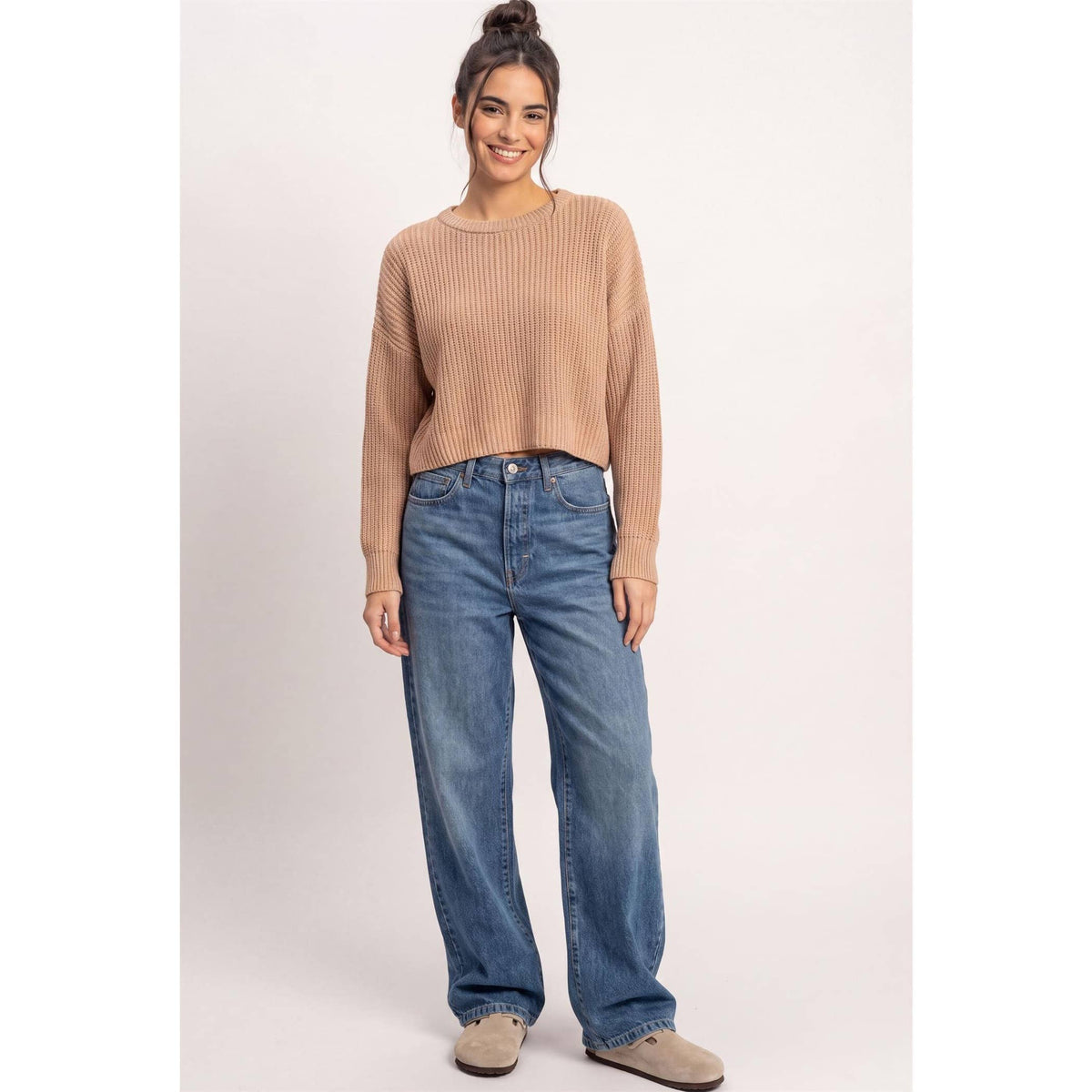 Oversized Cropped Sweater