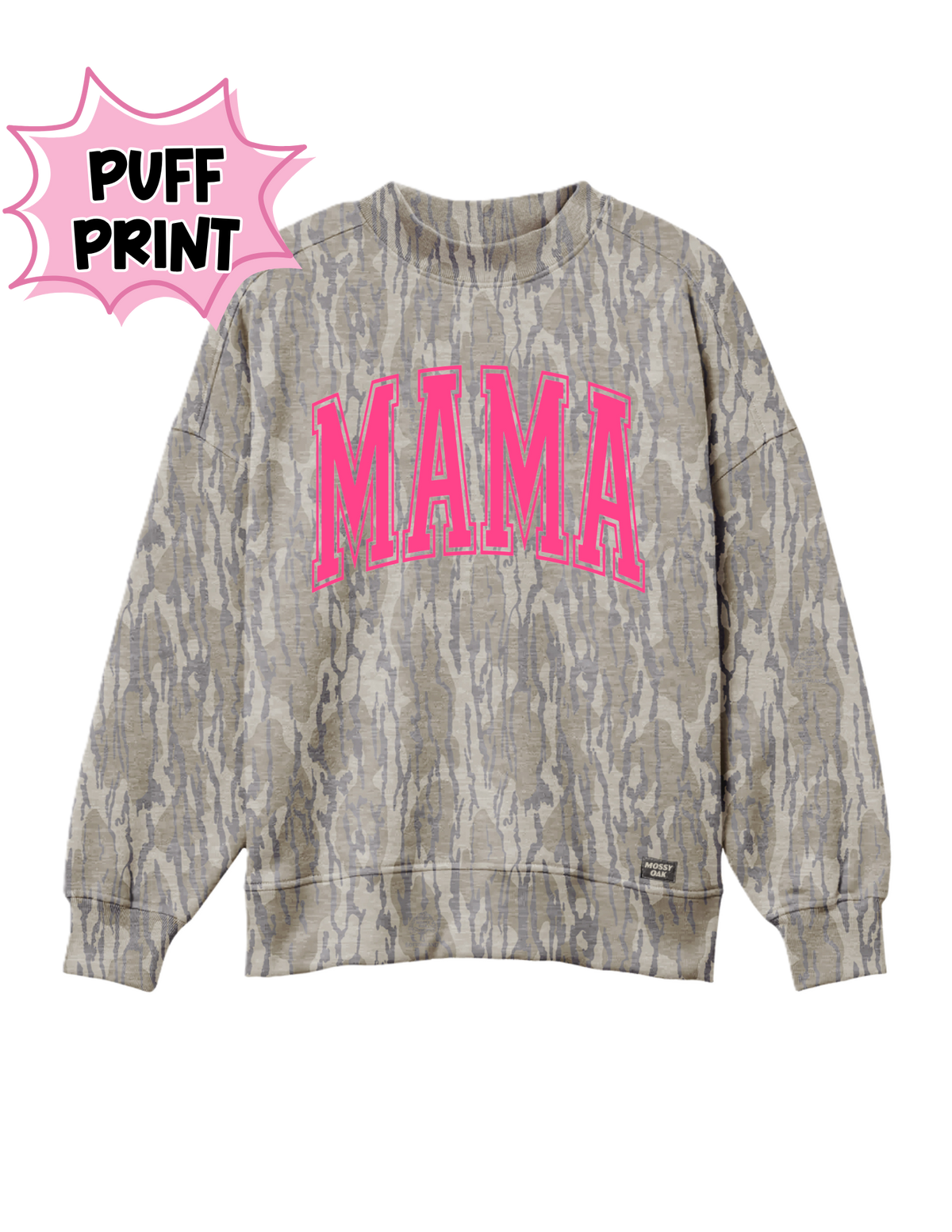 **PREORDER** AUTHENTIC Mossy Oak MOCK NECK Sweatshirts SHIPS IN OCT
