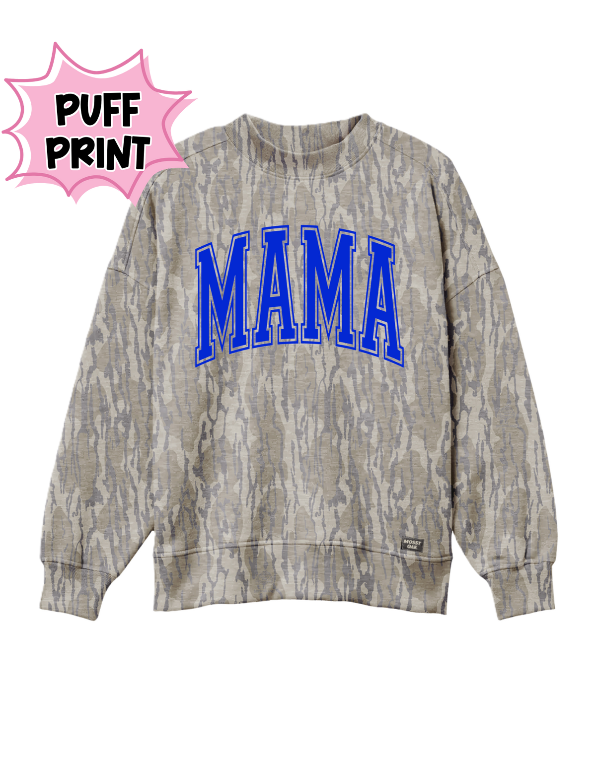 **PREORDER** AUTHENTIC Mossy Oak MOCK NECK Sweatshirts SHIPS IN OCT