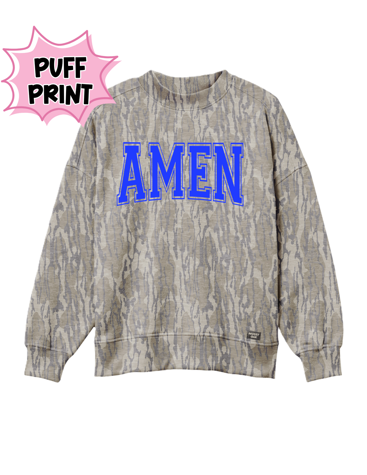 **PREORDER** AUTHENTIC Mossy Oak MOCK NECK Sweatshirts SHIPS IN OCT