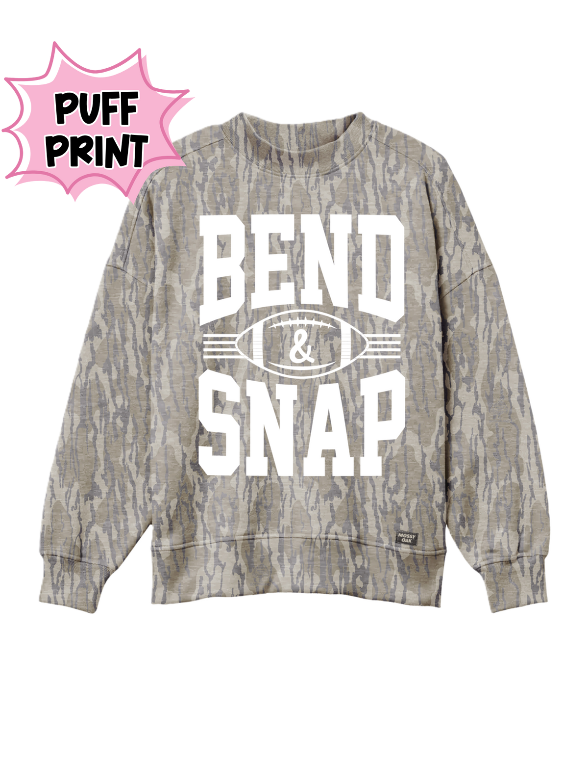 **PREORDER** AUTHENTIC Mossy Oak MOCK NECK Sweatshirts SHIPS IN OCT