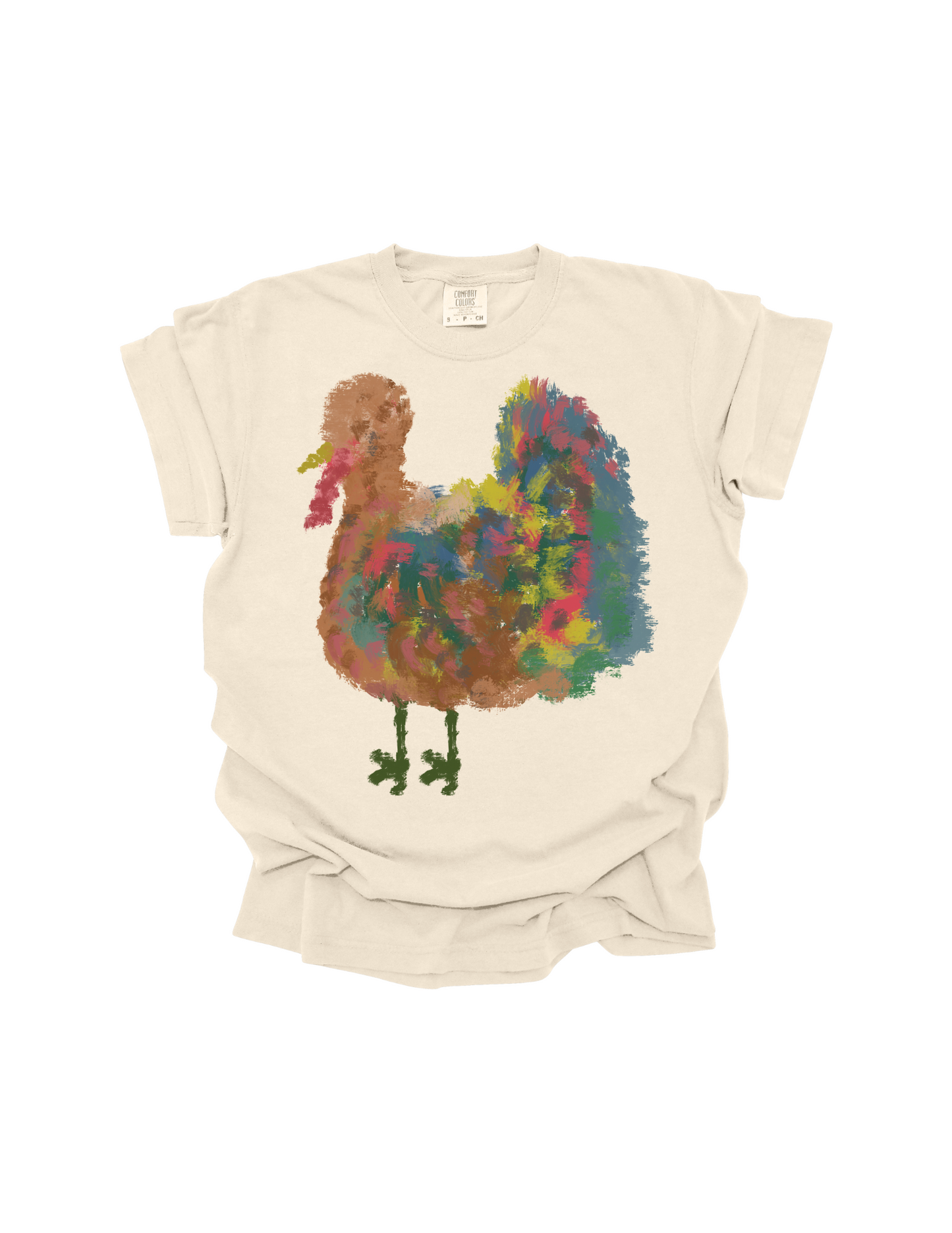 Abstract Turkey Tee