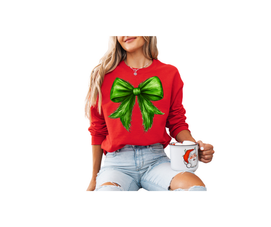 Grinch Bow