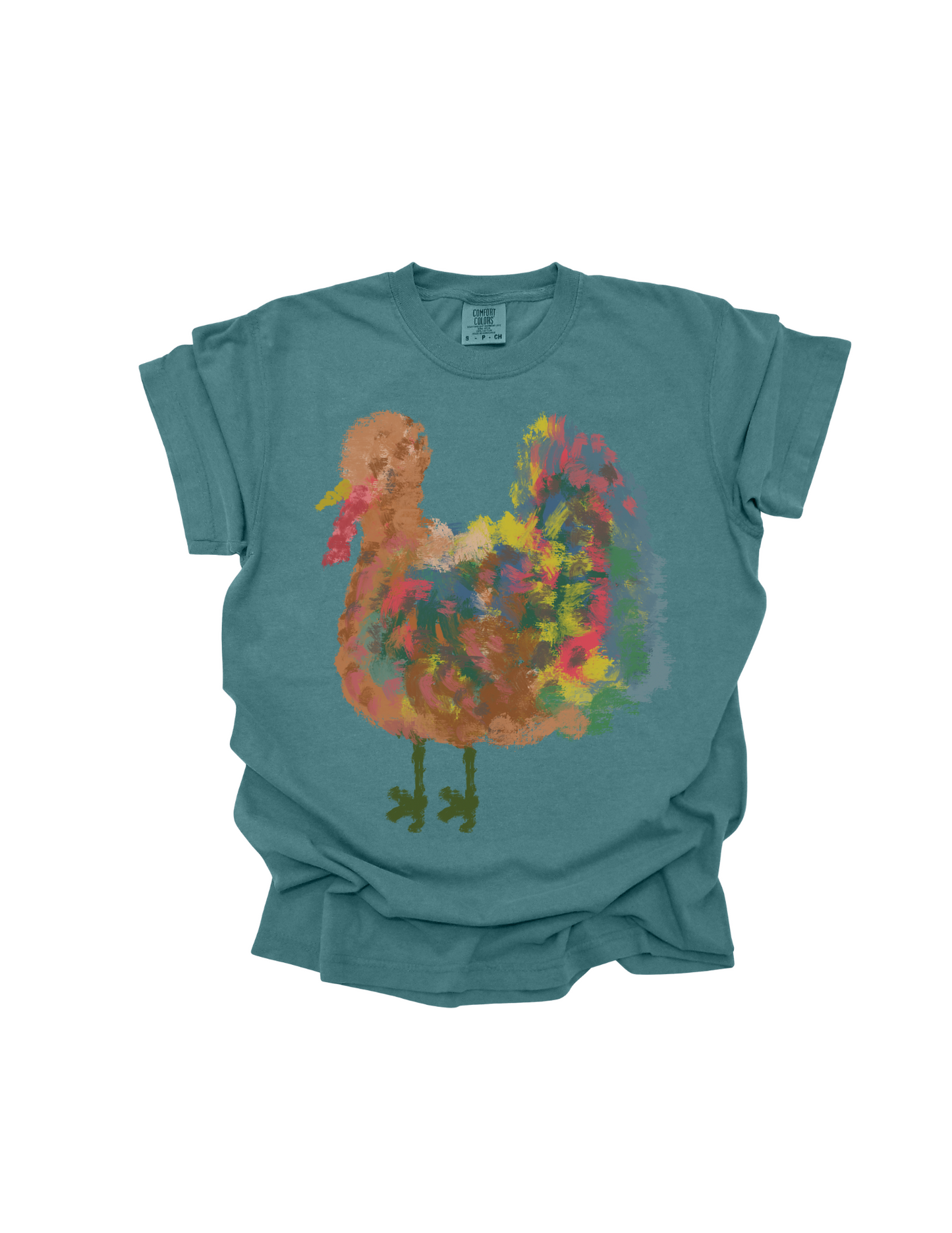 Abstract Turkey Tee