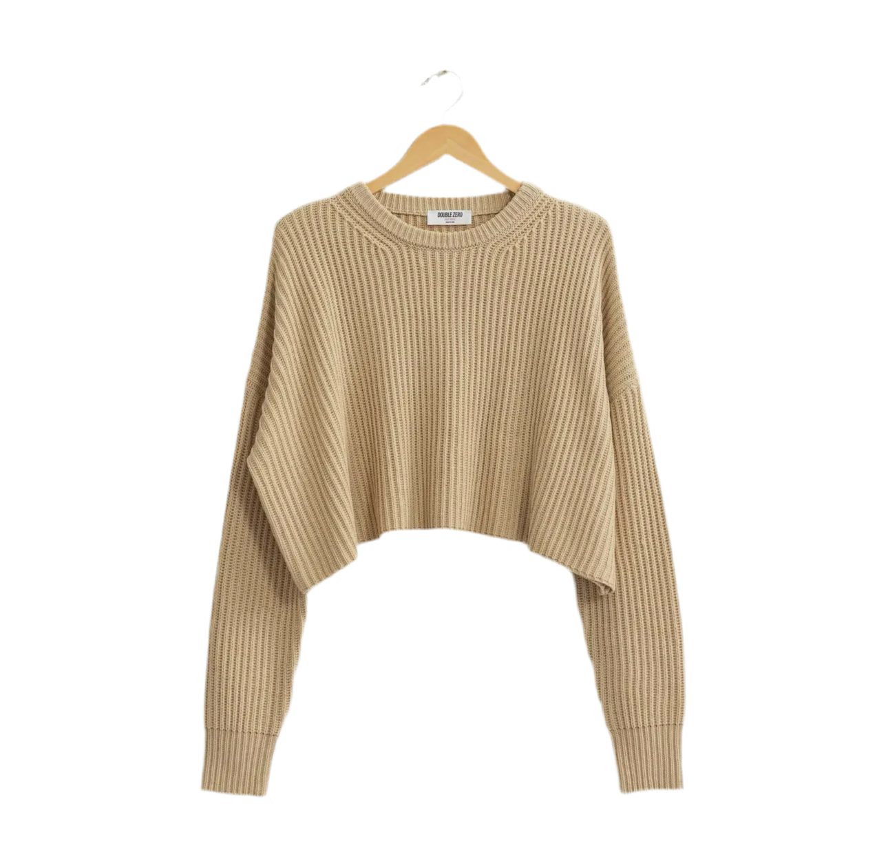 Cropped Knit Sweater