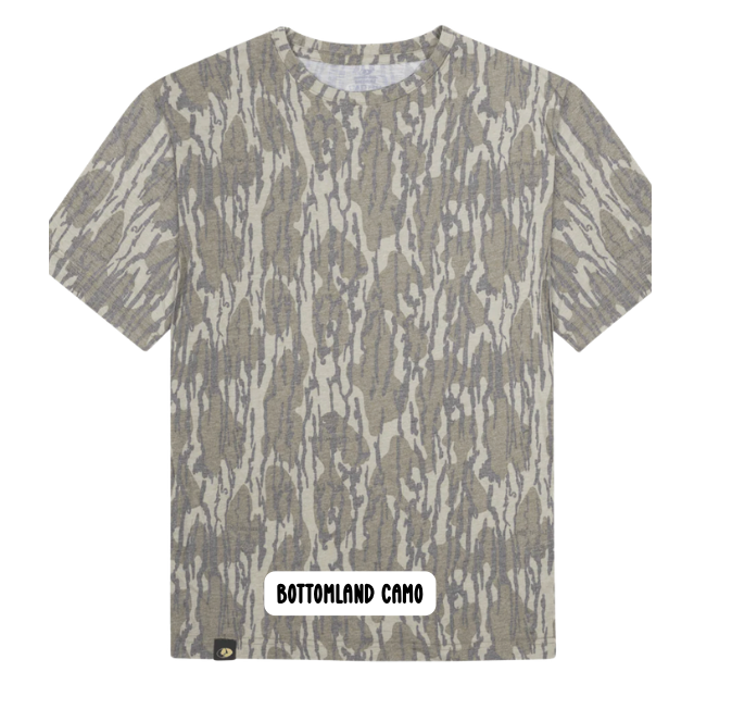 Blue MAMA Mossy Oak Camo T-Shirt