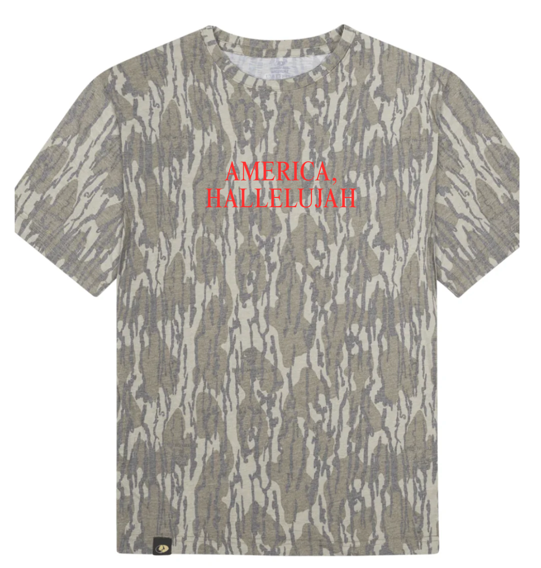 HALLELUJAH Mossy Oak Camo T-Shirt