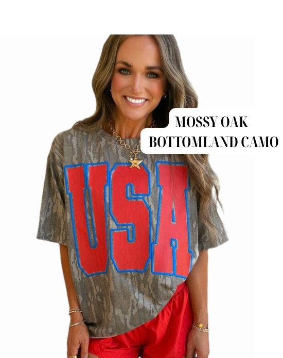 USA  Mossy Oak Camo T-Shirt