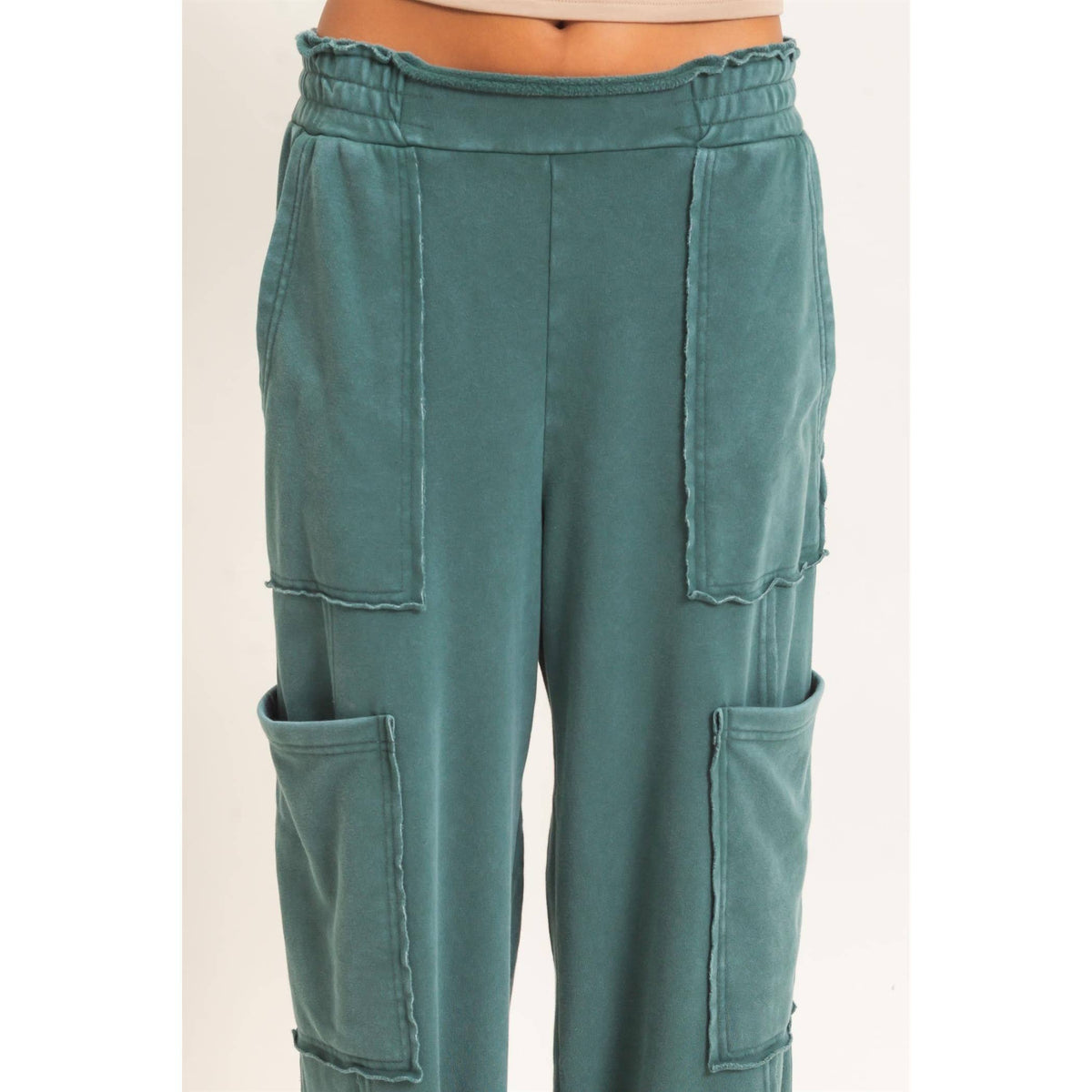 Mineral Wash Cargo Pocket Pants