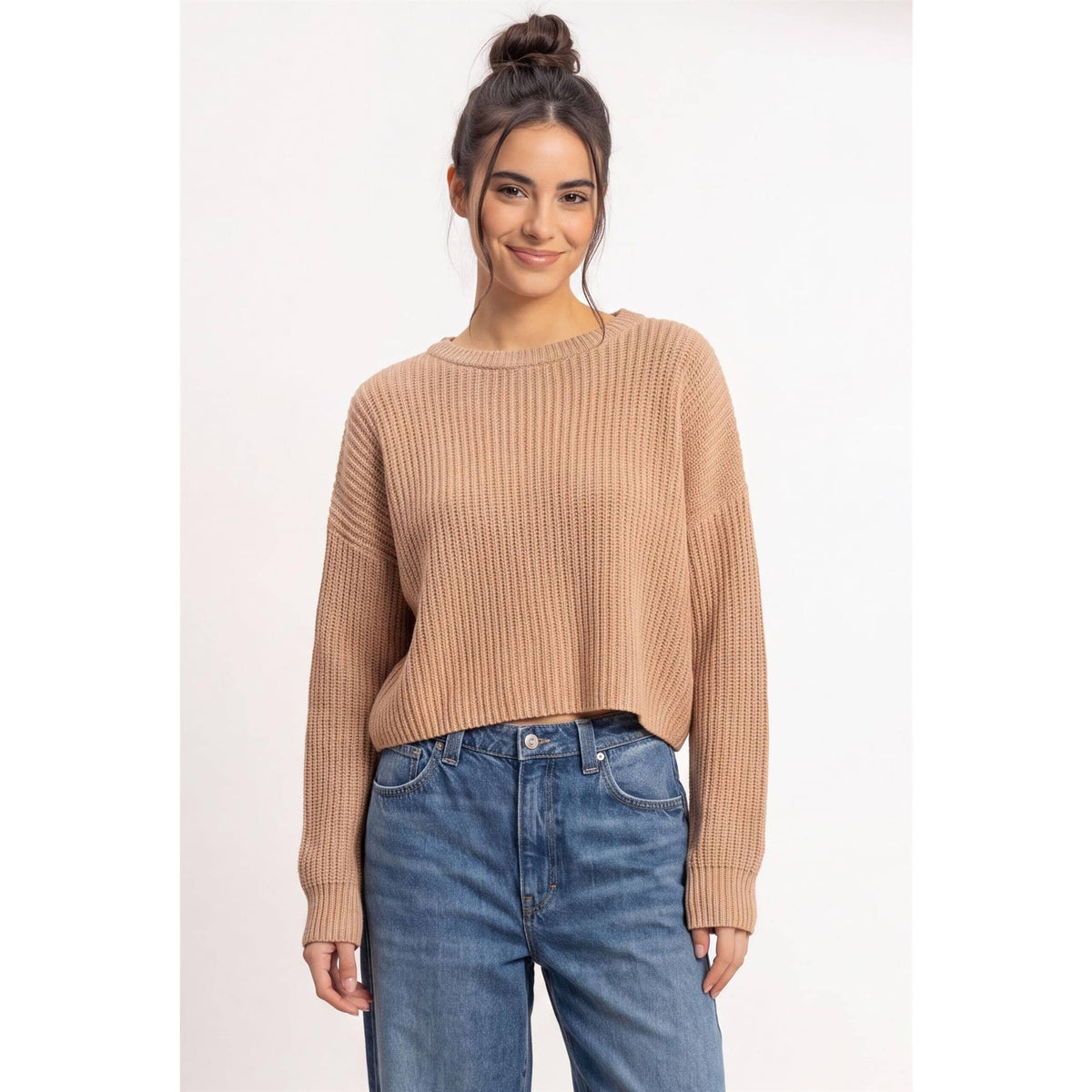 Oversized Cropped Sweater