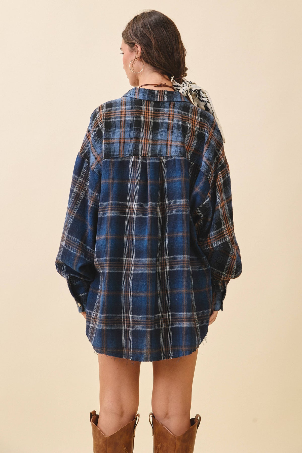 8376EN Kambrie Plaid Flannel Shirt